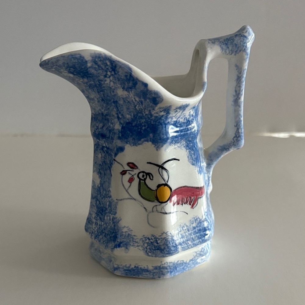 Cash Family Hand Painted Pottery Creamer